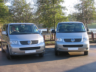 Photo of 2 of our airpot taxis