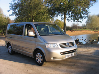 View of one of our airport taxis